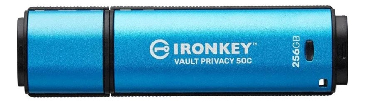 Kingston 256GB USB-C IronKey Vault Privacy 50C AES-256 Encrypted ryhmässä KODINELEKTRONIIKKA / Tallennusvälineet / USB-muistitikku / Type C @ TP E-commerce Nordic AB (C75663)