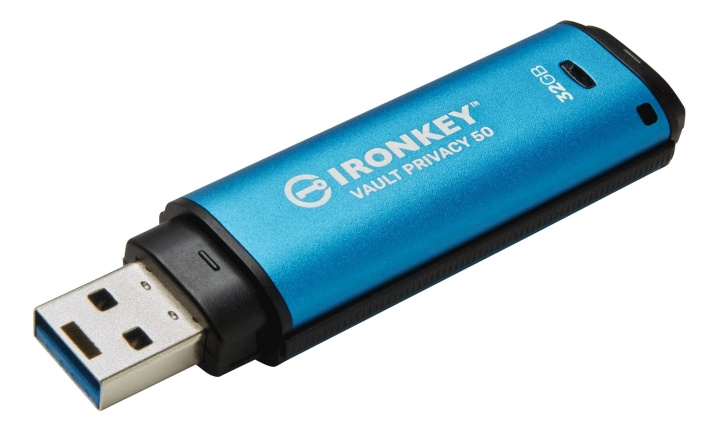 Kingston 8GB USB-C IronKey Vault Privacy 50C AES-256 Encrypted ryhmässä KODINELEKTRONIIKKA / Tallennusvälineet / USB-muistitikku / Type C @ TP E-commerce Nordic AB (C75666)