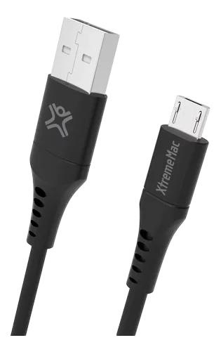 XtremeMac Flexicable micro-usb, 1,5m, black ryhmässä ÄLYPUHELIMET JA TABLETIT / Laturit & Kaapelit / Kaapelit / MicroUSB-kaapelit @ TP E-commerce Nordic AB (C75673)