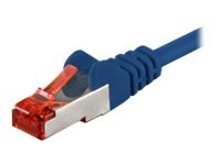 Goobay CAT 6 S/FTP CU 3m Blue ryhmässä TIETOKOONET & TARVIKKEET / Kaapelit & Sovittimet / Verkko / Cat6 @ TP E-commerce Nordic AB (C75750)