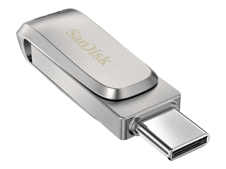 SanDisk Ultra Dual Drive Luxe 1TB USB 3.1 Gen 1 / USB-C Silver ryhmässä KODINELEKTRONIIKKA / Tallennusvälineet / USB-muistitikku / USB 3.1 @ TP E-commerce Nordic AB (C75778)