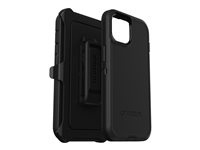 Otterbox Defender Series Protective Case Black Apple iPhone 13, 14, 15 ryhmässä ÄLYPUHELIMET JA TABLETIT / Puhelimen suojakotelo / Apple / iPhone 13 @ TP E-commerce Nordic AB (C75797)