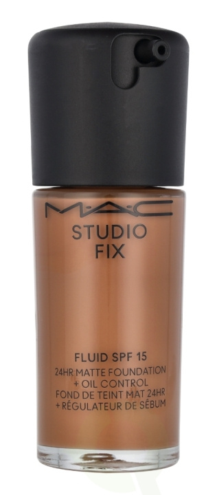 MAC Studio Fix Fluid Foundation SPF15 30 ml NC55 ryhmässä KAUNEUS JA TERVEYS / Meikit / Meikit Kasvot / Meikkivoide @ TP E-commerce Nordic AB (C75984)