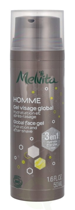 Melvita Homme Global Face Gel 50 ml ryhmässä KAUNEUS JA TERVEYS / Ihonhoito / Kasvot / Kasvovoide @ TP E-commerce Nordic AB (C75999)