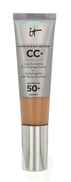 IT Cosmetics CC+ Color Corr. Full Coverage Cream SPF50 32 ml Medium Tan ryhmässä KAUNEUS JA TERVEYS / Meikit / Meikit Kasvot / Meikkivoide @ TP E-commerce Nordic AB (C76036)