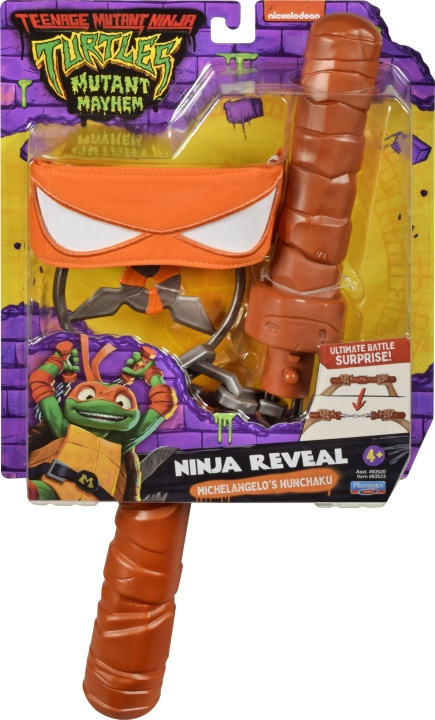 Teenage Mutant Ninja Turtles : Mutant Mayhem Michelangelo -rooliasu ryhmässä LELUT, TUOTTEET LAPSILLE JA VAUVOILLE / Leikkikalut, Askartelu &Pelit / Naamiaisasut @ TP E-commerce Nordic AB (C76134)