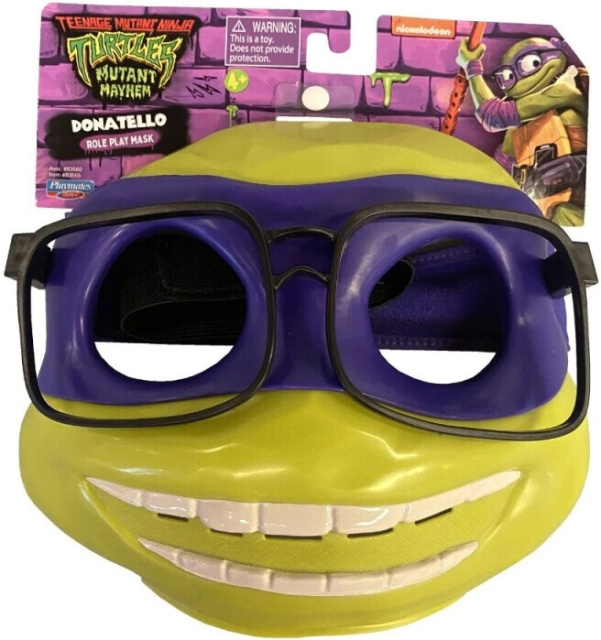 Teenage Mutant Ninja Turtles : Mutant Mayhem Donatello - naamio ryhmässä LELUT, TUOTTEET LAPSILLE JA VAUVOILLE / Leikkikalut, Askartelu &Pelit / Naamiaisasut @ TP E-commerce Nordic AB (C76153)