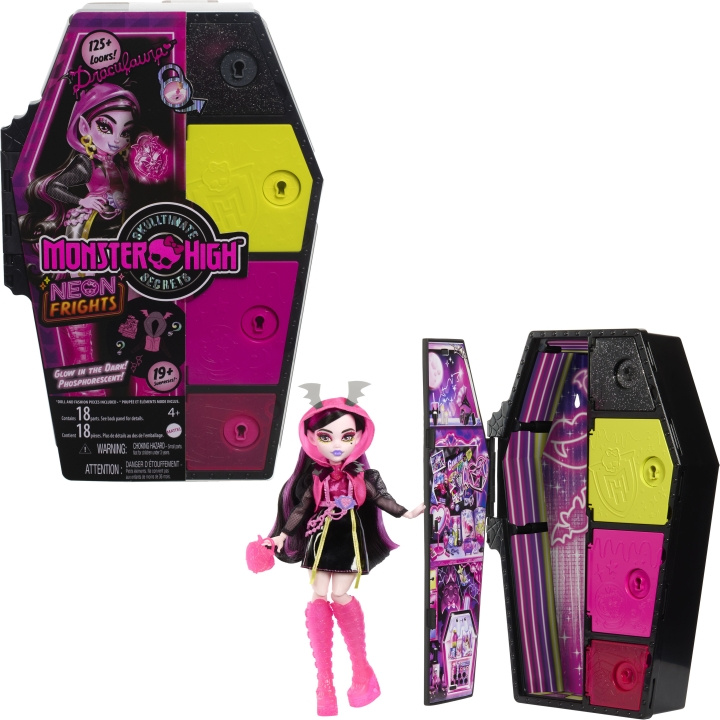 Monster High Skulltimate Secrets: Neon Frights Draculaura - muotinukke ryhmässä LELUT, TUOTTEET LAPSILLE JA VAUVOILLE / Leikkikalut, Askartelu &Pelit / Nuket & Tarvikkeet @ TP E-commerce Nordic AB (C76161)