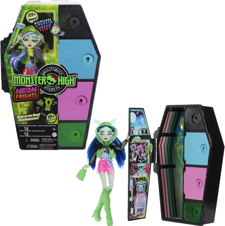 Monster High Skulltimate Secrets: Neon Frights Ghoulia - muotinukke ryhmässä LELUT, TUOTTEET LAPSILLE JA VAUVOILLE / Leikkikalut, Askartelu &Pelit / Nuket & Tarvikkeet @ TP E-commerce Nordic AB (C76163)