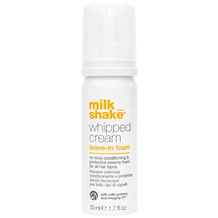 Milk_Shake Whipped Cream Leave-in Foam 50ml ryhmässä KAUNEUS JA TERVEYS / Hiukset &Stailaus / Hiustenhoito / Hoitoainesuihke/kuuri @ TP E-commerce Nordic AB (C76294)