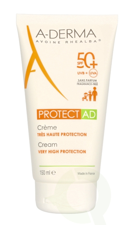 A-Derma Protect AD Cream SPF50+ 150 ml ryhmässä KAUNEUS JA TERVEYS / Ihonhoito / Rusketus / Aurinkosuoja @ TP E-commerce Nordic AB (C76301)