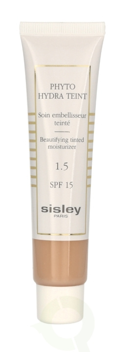 Sisley Phyto Hydra Teint Beautifying Tinted Moist. SPF15 40 ml 1.5 Beige ryhmässä KAUNEUS JA TERVEYS / Ihonhoito / Rusketus / Aurinkosuoja @ TP E-commerce Nordic AB (C76322)