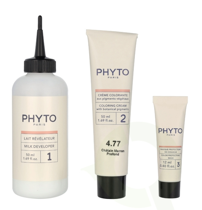 Phyto Phytocolor Permanent Color 112 ml #4.77 Deep Brown ryhmässä KAUNEUS JA TERVEYS / Hiukset &Stailaus / Hiustenhoito / Hiusväri / Hiusväri & Väripommi @ TP E-commerce Nordic AB (C76329)