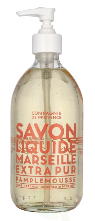 Compagnie De Provence Marseille Liquid Soap 495 ml Pink Grapefruit ryhmässä KAUNEUS JA TERVEYS / Ihonhoito / Kehon hoito / Kylpy- ja suihkugeelit @ TP E-commerce Nordic AB (C76351)