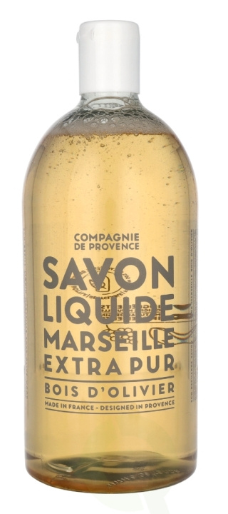 Compagnie De Provence Marseille Liquid Soap Refill 1000 ml Olive Wood ryhmässä KAUNEUS JA TERVEYS / Ihonhoito / Kehon hoito / Kylpy- ja suihkugeelit @ TP E-commerce Nordic AB (C76360)