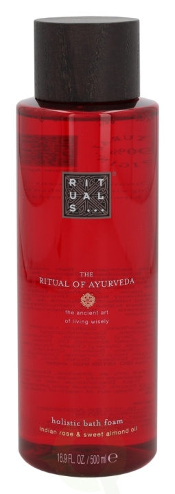 Rituals Ayurveda Holistic Bath Foam 500 ml Indian Rose & Sweet Almond Oil ryhmässä KAUNEUS JA TERVEYS / Ihonhoito / Kehon hoito / Kylpy- ja suihkugeelit @ TP E-commerce Nordic AB (C76439)