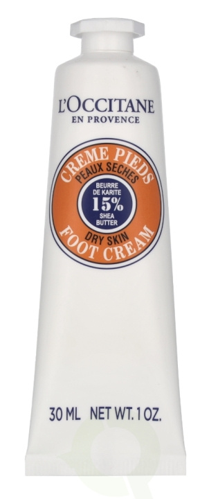 L\'Occitane Foot Cream - Dry Skin 30 ml Shea Butter ryhmässä KAUNEUS JA TERVEYS / Manikyyri/Pedikyyri / Jalkahoito @ TP E-commerce Nordic AB (C76443)