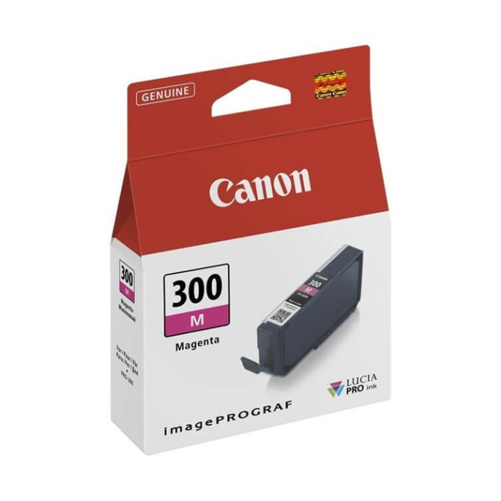 Canon Ink 4195C001 PFI-300 Magenta ryhmässä TIETOKOONET & TARVIKKEET / Tulostimet & Tarvikkeet / Musteet ja väriaineet / Mustepatruunat / Canon @ TP E-commerce Nordic AB (C76469)