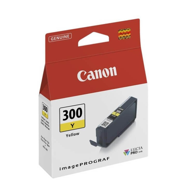 Canon Ink 4196C001 PFI-300 Yellow ryhmässä TIETOKOONET & TARVIKKEET / Tulostimet & Tarvikkeet / Musteet ja väriaineet / Mustepatruunat / Canon @ TP E-commerce Nordic AB (C76470)