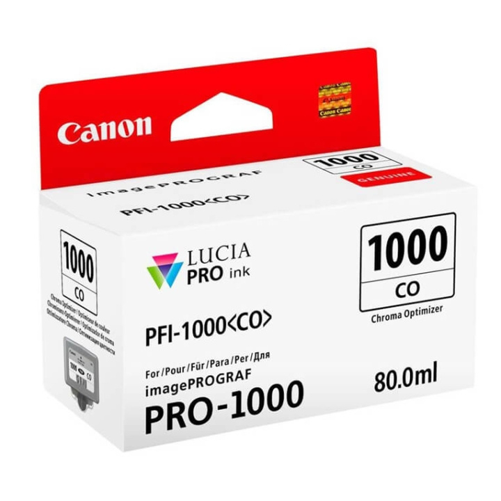 Canon Ink 0556C001 PFI-1000 Chrome Optimizer ryhmässä TIETOKOONET & TARVIKKEET / Tulostimet & Tarvikkeet / Musteet ja väriaineet / Mustepatruunat / Canon @ TP E-commerce Nordic AB (C76485)