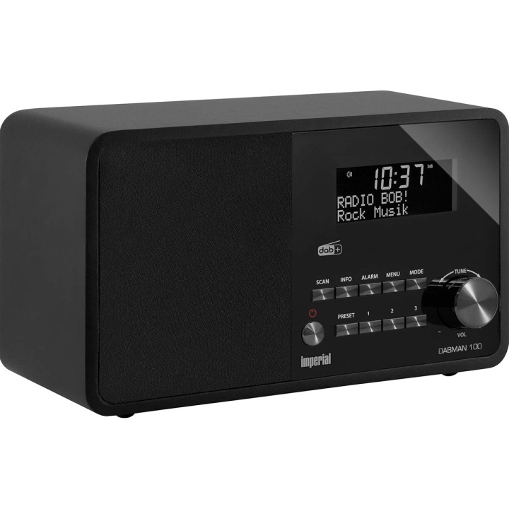 imperial DABMAN 100 DAB+ / FM-radio Musta ryhmässä KODINELEKTRONIIKKA / Ääni & Kuva / Kotiteatteri, HiFi ja kannettavat / Radio & Herätyskellot / Radio @ TP E-commerce Nordic AB (C76563)