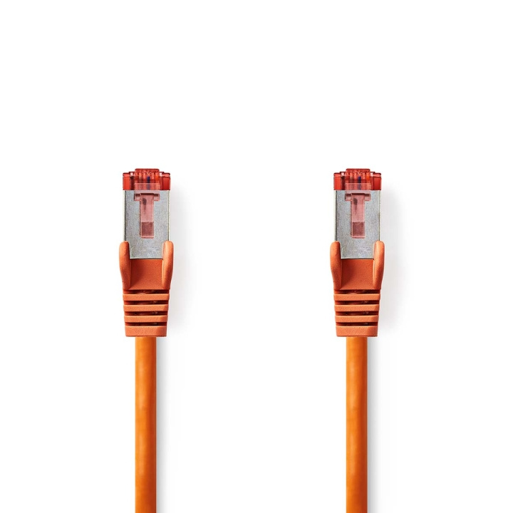 Nedis CAT6 Verkkokaapeli | RJ45 uros | RJ45 uros | S/FTP | 0.25 m | Pyöreä | LSZH | Oranssi | Label ryhmässä TIETOKOONET & TARVIKKEET / Kaapelit & Sovittimet / Verkko / Cat6 @ TP E-commerce Nordic AB (C76585)