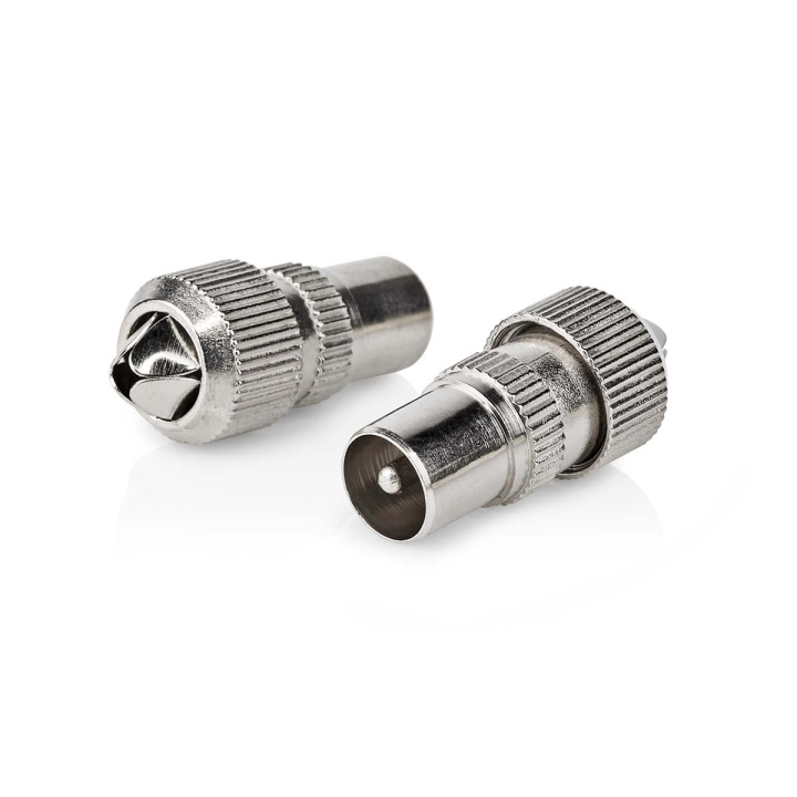 Nedis IEC (Coax) Liitin | Suora | Uros | Niklattu | 75 Ohm | Ruuvi | Kaapelin läpitulomitta: 7.0 mm | Metalli | Hopea | 2 kpl | Laatikko ryhmässä KODINELEKTRONIIKKA / Ääni & Kuva / TV & Tarvikkeet / Antennit & Tarvikkeet @ TP E-commerce Nordic AB (C76682)