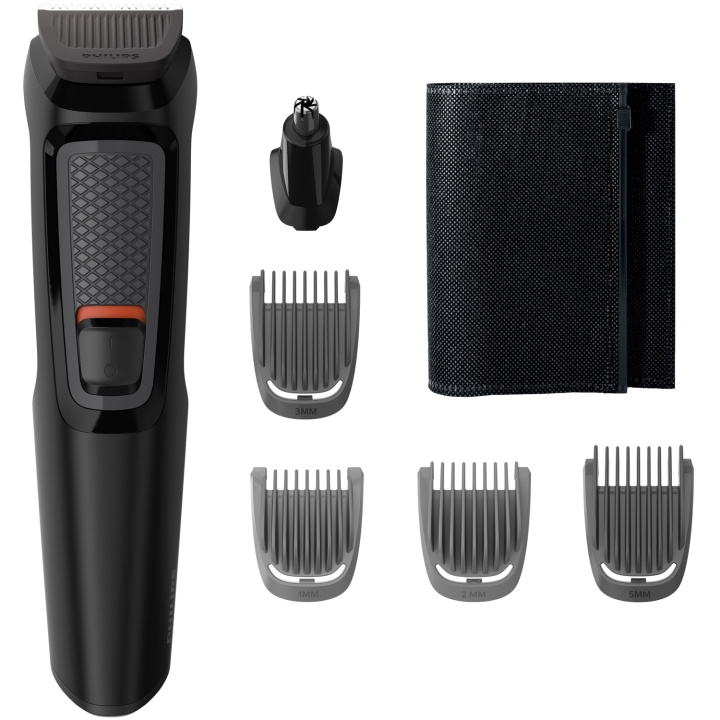 Philips Multigroom 6-i-1, grooming kit för ansikte MG3710 ryhmässä KAUNEUS JA TERVEYS / Hiukset &Stailaus / Sheivaus ja trimmaus / Hiustrimmerit @ TP E-commerce Nordic AB (C76758)