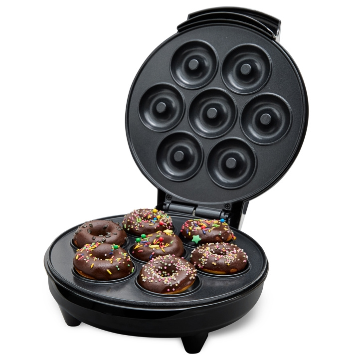 Champion Donut Maker Ceramic 7 Munkar 700W DM400 Svart ryhmässä KOTI, TALOUS JA PUUTARHA / Kodinkoneet / Muut kodinkoneet @ TP E-commerce Nordic AB (C76760)