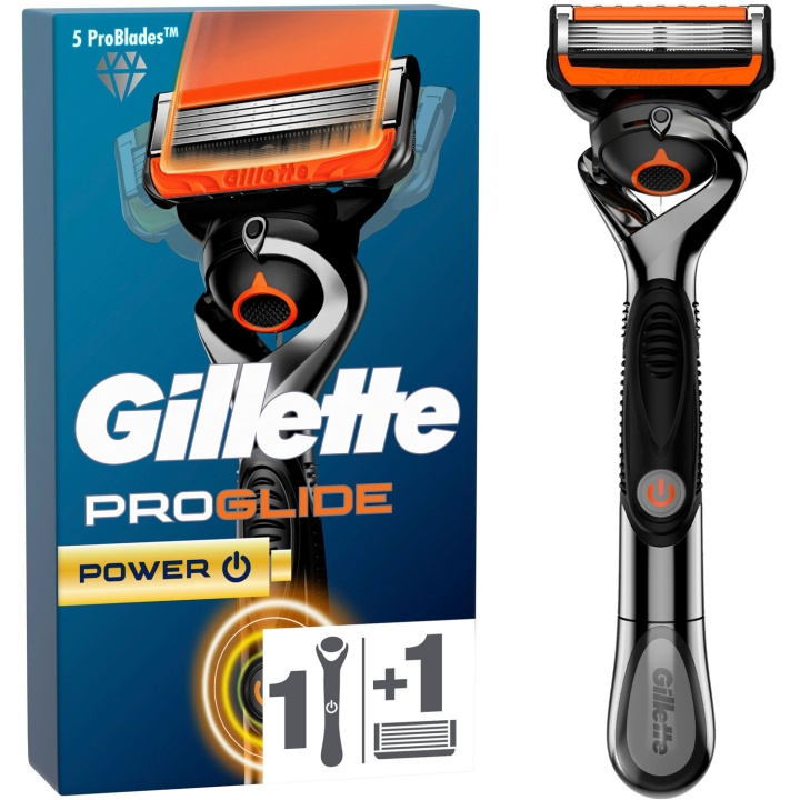 Gillette Rakhyvel Proglide Power 1st rakblad ryhmässä KAUNEUS JA TERVEYS / Hiukset &Stailaus / Sheivaus ja trimmaus / Partahöylät & Tarvikkeet @ TP E-commerce Nordic AB (C76777)