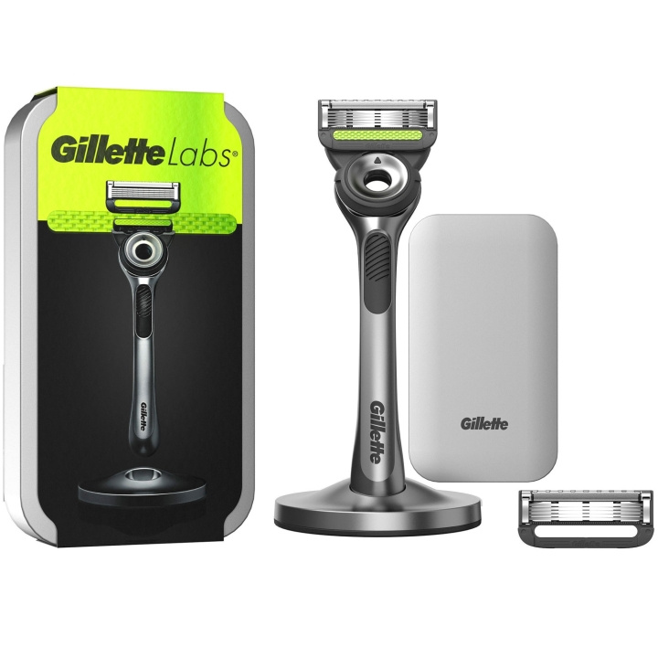 Gillette Rakhyvel Labs magnetiskt ställ & resefodral 2st ryhmässä KAUNEUS JA TERVEYS / Hiukset &Stailaus / Sheivaus ja trimmaus / Partahöylät & Tarvikkeet @ TP E-commerce Nordic AB (C76783)