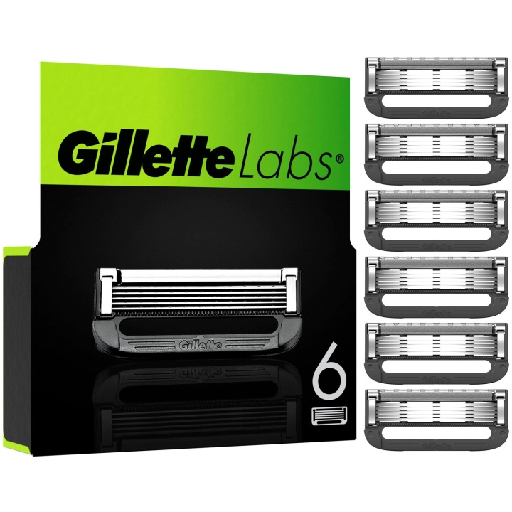 Gillette Rakblad Labs 6st ryhmässä KAUNEUS JA TERVEYS / Hiukset &Stailaus / Sheivaus ja trimmaus / Partahöylät & Tarvikkeet @ TP E-commerce Nordic AB (C76785)