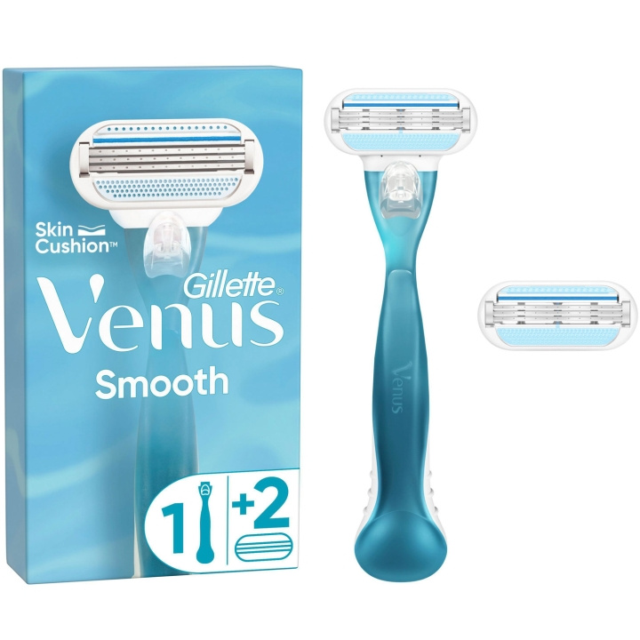 Gillette Rakhyvel Venus Smooth 2st rakblad ryhmässä KAUNEUS JA TERVEYS / Hiukset &Stailaus / Sheivaus ja trimmaus / Partahöylät & Tarvikkeet @ TP E-commerce Nordic AB (C76786)