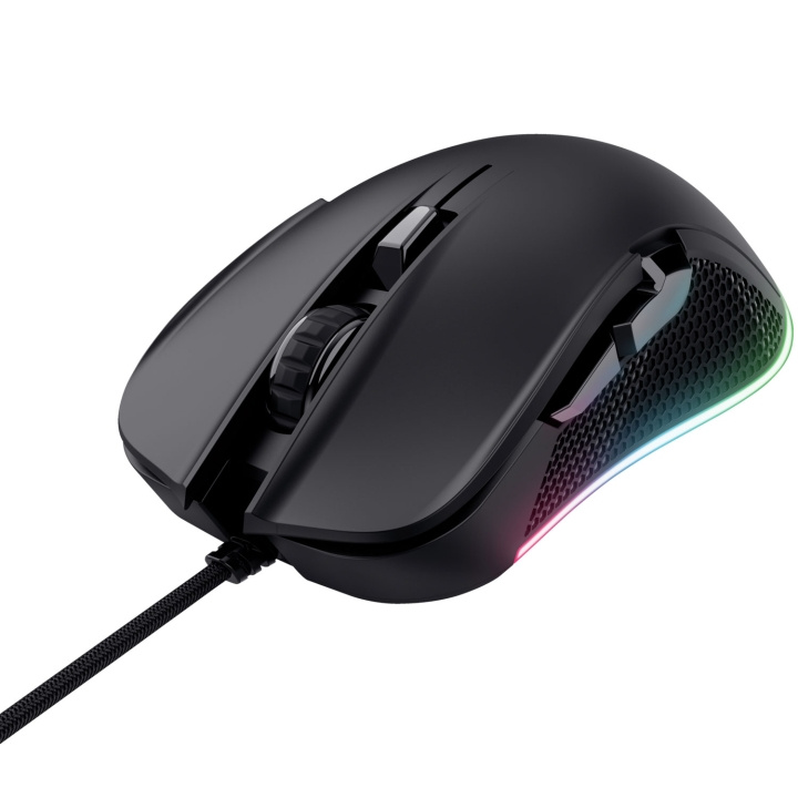 Trust GXT 922 Ybar Gaming Mouse Eco Svart ryhmässä TIETOKOONET & TARVIKKEET / GAMING / Hiiret @ TP E-commerce Nordic AB (C76798)