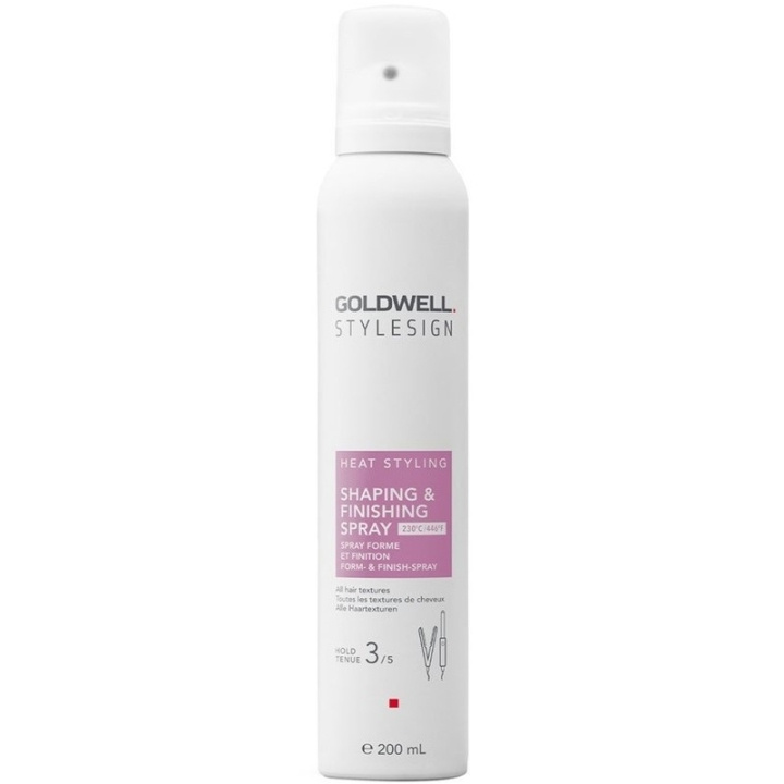 Goldwell StyleSign Heat Styling Shaping & Finishing Spray 200ml ryhmässä KAUNEUS JA TERVEYS / Hiukset &Stailaus / Hiusten stailaus / Hiuslakka @ TP E-commerce Nordic AB (C76816)