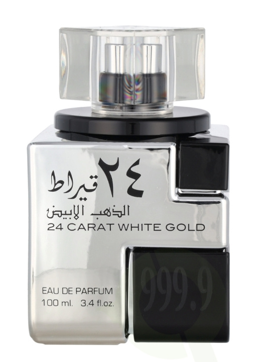 Lattafa 24 Carat White Gold Edp Spray 100 ml ryhmässä KAUNEUS JA TERVEYS / Tuoksut & Parfyymit / Parfyymit / Unisex @ TP E-commerce Nordic AB (C76903)