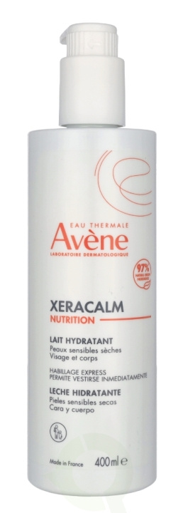 Avene XeraCalm Nutrition Moisturizing Lotion 400 ml For Dry Sensitive Skin ryhmässä KAUNEUS JA TERVEYS / Ihonhoito / Kehon hoito / Vartalovoide @ TP E-commerce Nordic AB (C76914)