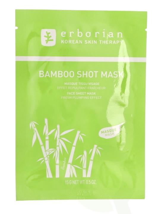 Erborian Bamboo Shot Mask 15 g ryhmässä KAUNEUS JA TERVEYS / Ihonhoito / Kasvot / Naamiot @ TP E-commerce Nordic AB (C76917)