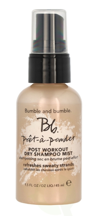 Bumble and Bumble Bumble & Bumble Pret-A-Powder Post Workout Dry Shampoo Mist 45 ml Refreshes Damp, Sweaty Strands ryhmässä KAUNEUS JA TERVEYS / Hiukset &Stailaus / Hiustenhoito / Shampoo @ TP E-commerce Nordic AB (C76980)