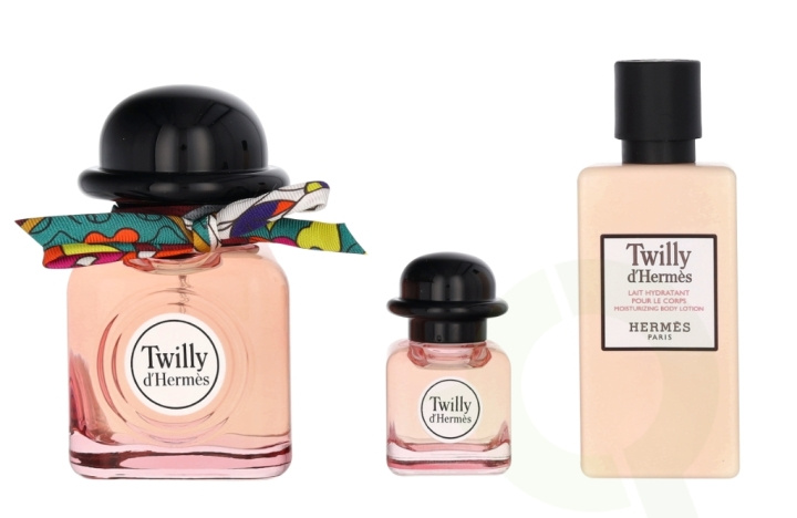 Hermes Twilly D\'Hermes Giftset 97.5 ml Edp Spray 50ml/Edp Miniature 7,5ml/Body Lotion 40ml ryhmässä KAUNEUS JA TERVEYS / Lahjapakkaukset / Naisten lahjapakkaukset @ TP E-commerce Nordic AB (C77031)