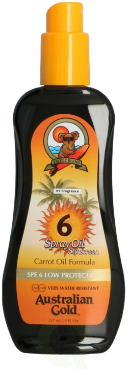 Australian Gold Carrot Spray Oil Sunscreen SPF6 237 ml Carrot Oil Formula ryhmässä KAUNEUS JA TERVEYS / Ihonhoito / Rusketus / Aurinkosuoja @ TP E-commerce Nordic AB (C77037)