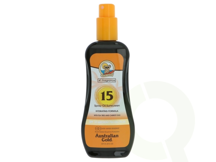 Australian Gold Carrot Spray Oil Sunscreen SPF15 237 ml Carrot Oil Formula ryhmässä KAUNEUS JA TERVEYS / Ihonhoito / Rusketus / Aurinkosuoja @ TP E-commerce Nordic AB (C77038)