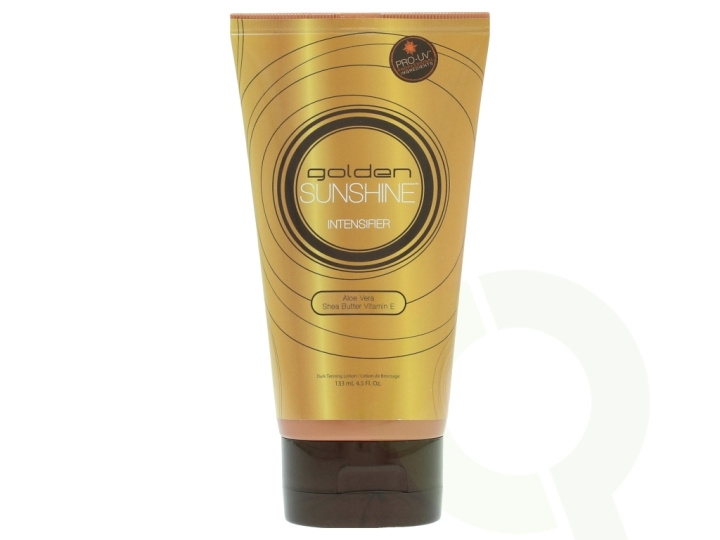 Australian Gold Designer Skin Golden Sunshine Dark Tanning Lotion 133 ml Intensifier + Aloe Vera Shea Butter Vitamin E ryhmässä KAUNEUS JA TERVEYS / Ihonhoito / Kehon hoito / Vartalovoide @ TP E-commerce Nordic AB (C77052)