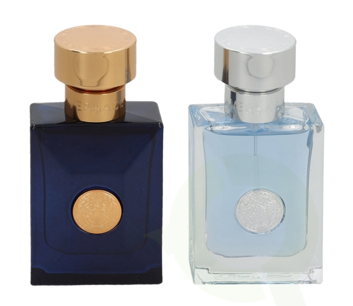 Versace Duo Set 60 ml Dylan Blue Pour Homme Edt Spray 30ml/Homme Edt Spray 30ml ryhmässä KAUNEUS JA TERVEYS / Tuoksut & Parfyymit / Parfyymit / Miesten Tuoksut @ TP E-commerce Nordic AB (C77082)