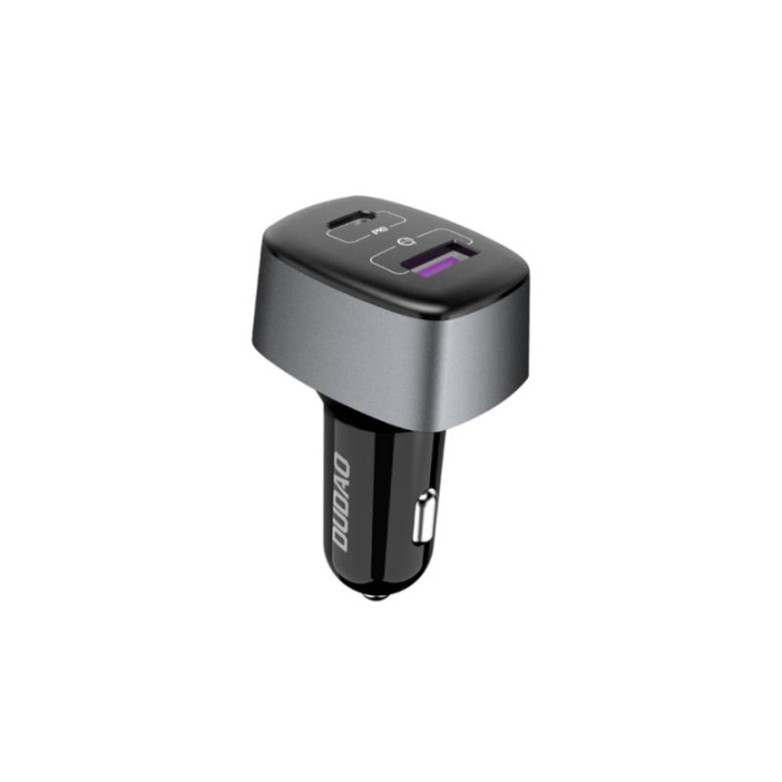 Dudao R7XS Car Charger 83Watt 1xUSB-C + 1xUSB-A ryhmässä ÄLYPUHELIMET JA TABLETIT / Laturit & Kaapelit / Autolaturi / Autolaturi USB @ TP E-commerce Nordic AB (C77137)