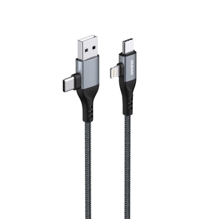 Dudao L20PRO 4-in-1 fast Charging Cable ryhmässä TIETOKOONET & TARVIKKEET / Kaapelit & Sovittimet / USB / USB-C @ TP E-commerce Nordic AB (C77140)