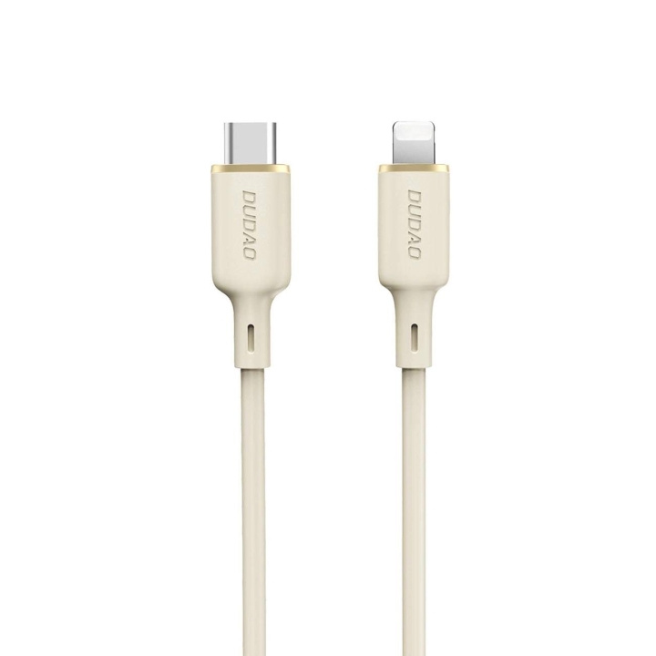 Dudao L7SCL USB-C to Lightning 30W 1m white ryhmässä TIETOKOONET & TARVIKKEET / Kaapelit & Sovittimet / USB / USB-C @ TP E-commerce Nordic AB (C77149)