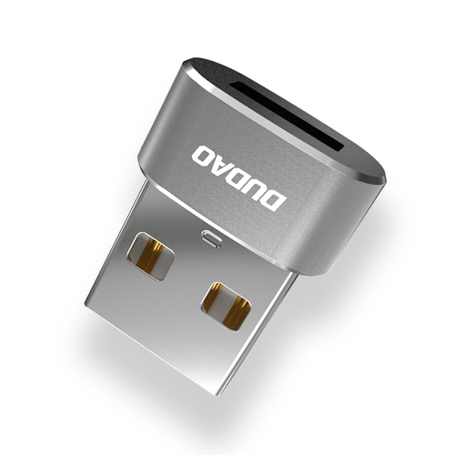 Dudao L16AC USB-A to USB-C adapter ryhmässä ÄLYPUHELIMET JA TABLETIT / Laturit & Kaapelit / Sovittimet @ TP E-commerce Nordic AB (C77159)