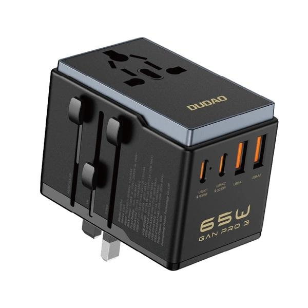 Dudao A65Pro Universal Travel Adapter BlackDudao A65Pro Universal Travel Adapter Black ryhmässä KOTI, TALOUS JA PUUTARHA / Sähkö & Valaistus / Matkasovittimet @ TP E-commerce Nordic AB (C77169)