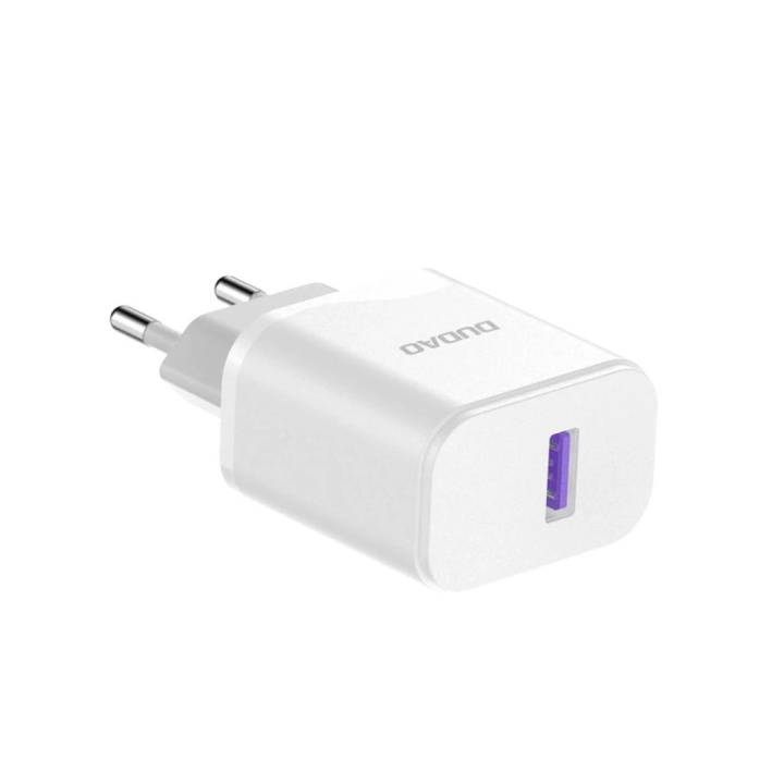 Dudao A20EU Adapter 18Watt 1xUSB-A ryhmässä ÄLYPUHELIMET JA TABLETIT / Laturit & Kaapelit / Seinälaturi / Seinälaturi USB @ TP E-commerce Nordic AB (C77170)